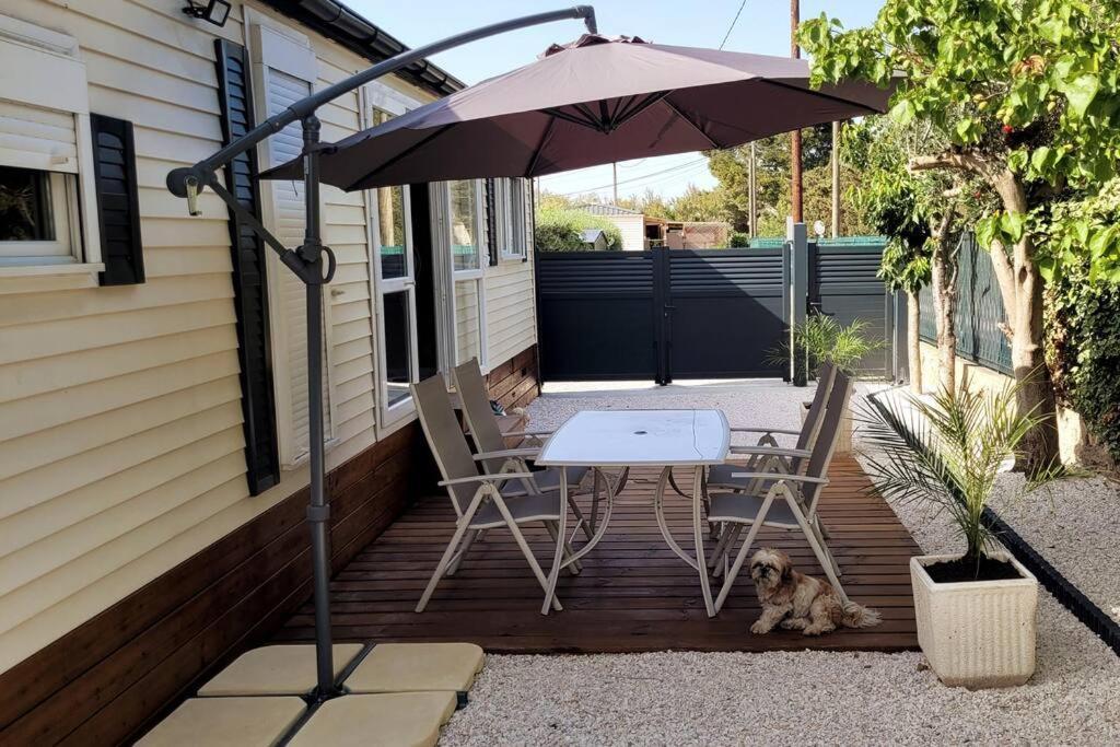 Mobil Home De Patricia Et Franck A Sigean Exterior photo