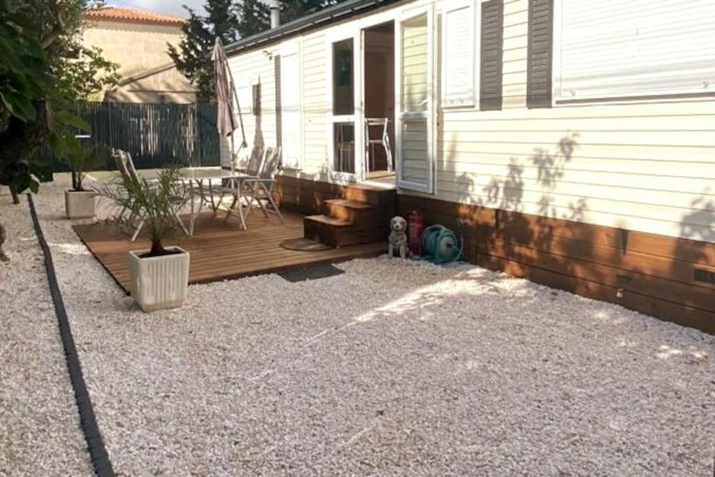 Mobil Home De Patricia Et Franck A Sigean Exterior photo
